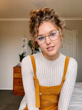 Load image into Gallery viewer, Half Tide Transparent Silver- Blue Light Glasses