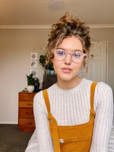 Load image into Gallery viewer, Half Tide Transparent Silver- Blue Light Glasses