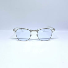 Load image into Gallery viewer, Half Tide Transparent Silver- Blue Light Glasses