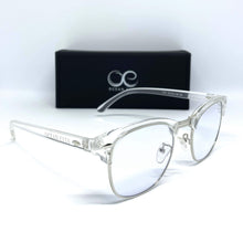Load image into Gallery viewer, Half Tide Transparent Silver- Blue Light Glasses
