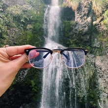 Load image into Gallery viewer, Half Tide Black/Gold - Blue Light Glasses